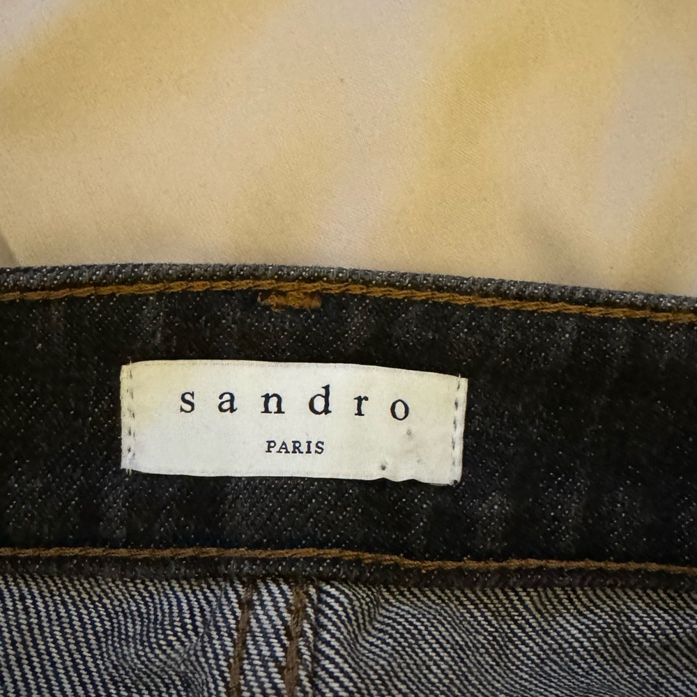 Sandro double waisted jeans